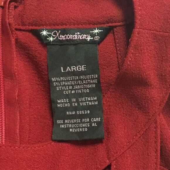 Red Mini Dress Size Large - Picture 5 of 5